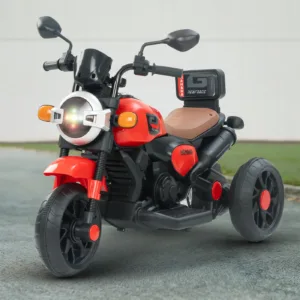 Kids Hub 007 Electric Bike for Kids, Ride on Toys Kid Bikes with LED Light, Bluetooth & USB Music