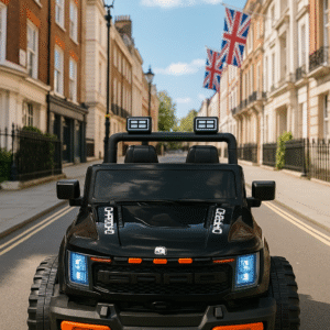 Kids Hub 2424 GMC Big Size Battery Operated Jeep Windshield light in front– 4×4 Ride-On Jeep