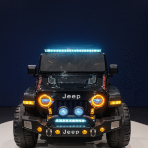 Kids Hub 938 Big Size Battery Operated Jeep Windshield light in front– 4×4 Ride-On Jeep