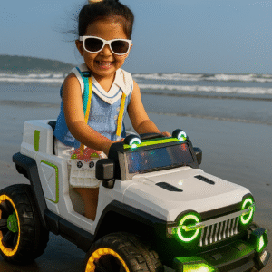 Kids Hub 502 Big Size Battery Operated Kids Jeep– 4×4 Ride-On Jeep