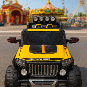 Kids Hub Polrris Battery Operated Kids Jeep Windshield light in front– 4×4 Ride-On Jeep